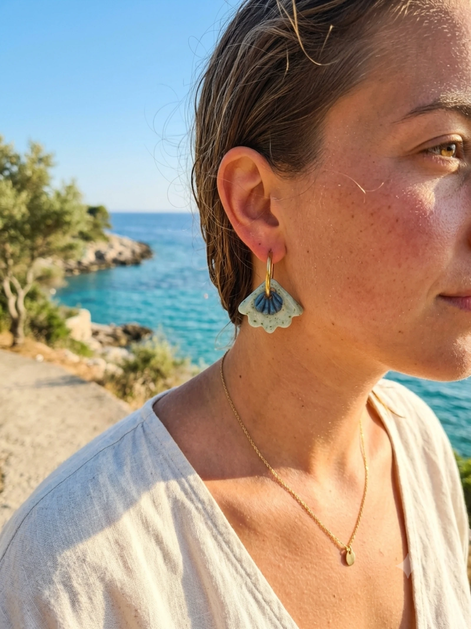 Boucle d'oreille laguna 